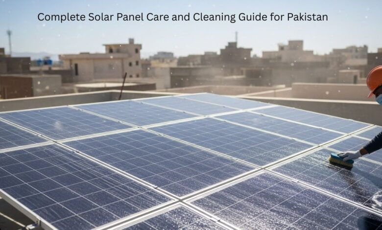 Complete Solar Panel Care and Cleaning Guide for Pakistan