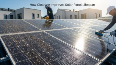 How Cleaning Improves Solar Panel Lifespan
