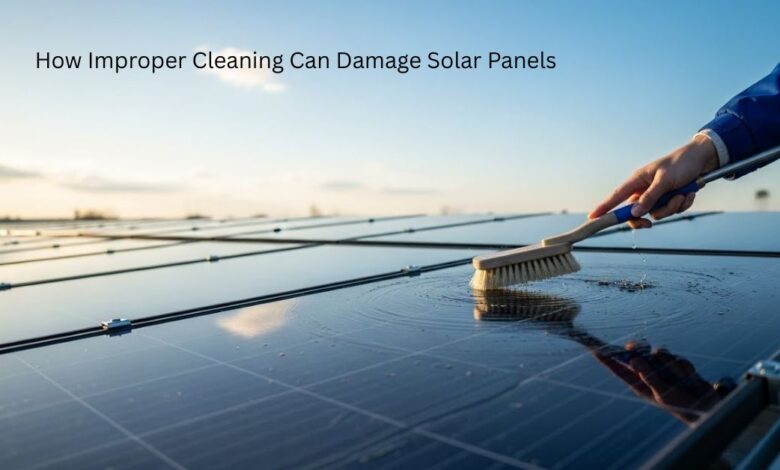 How Improper Cleaning Can Damage Solar Panels