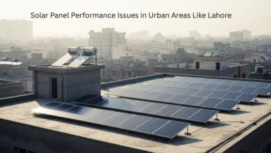 Solar Panel Performance Issues in Urban Areas Like Lahore