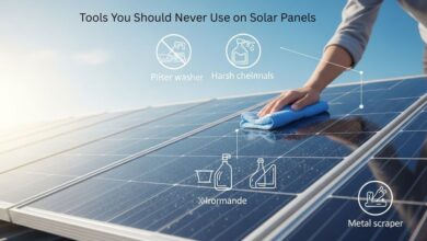 Tools You Should Never Use on Solar Panels