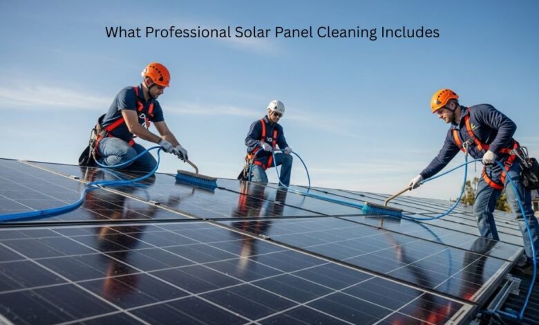 What Professional Solar Panel Cleaning Includes
