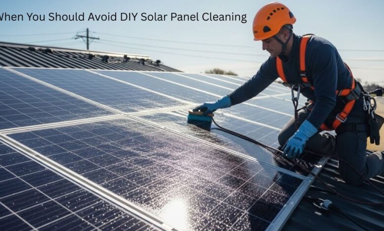 When You Should Avoid DIY Solar Panel Cleaning